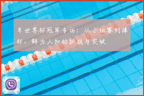 年世界杯冠军专访：从小组赛到捧杯，鲜为人知的挑战与突破